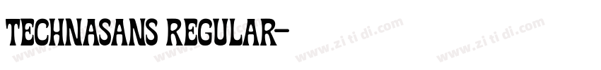 technasans regular字体转换 technasans regular字体转换